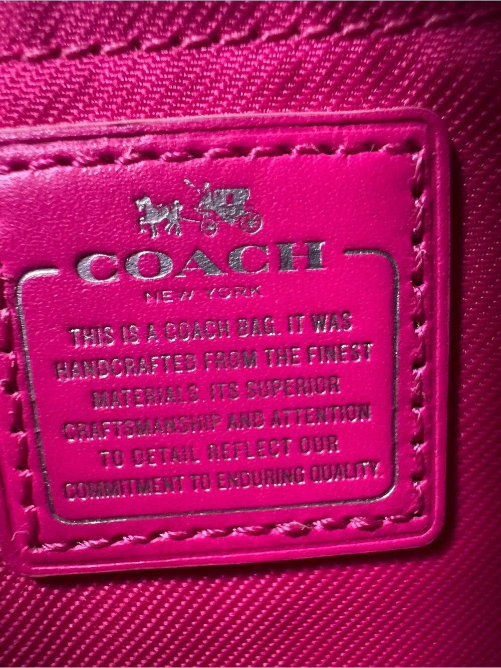 Coach Floral Print Crossgrain Leather Journal Crossbody Bag, Pink - Picture 5 of 11